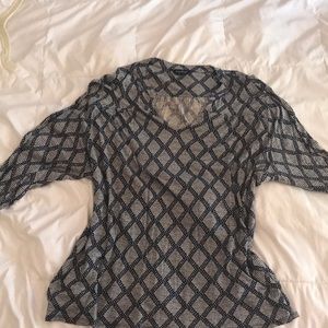 Lucky Brand Plus 3x Blouse